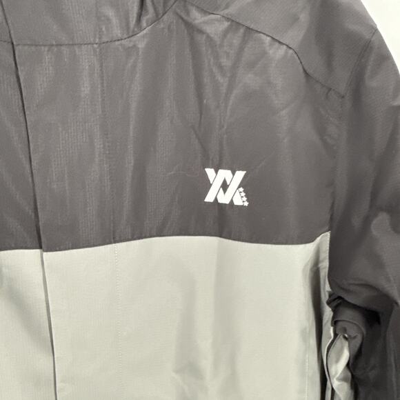 Dixxon Ground Up Hooded Tech Jacket Size L Tall Gray Black New - Picture 2 of 11